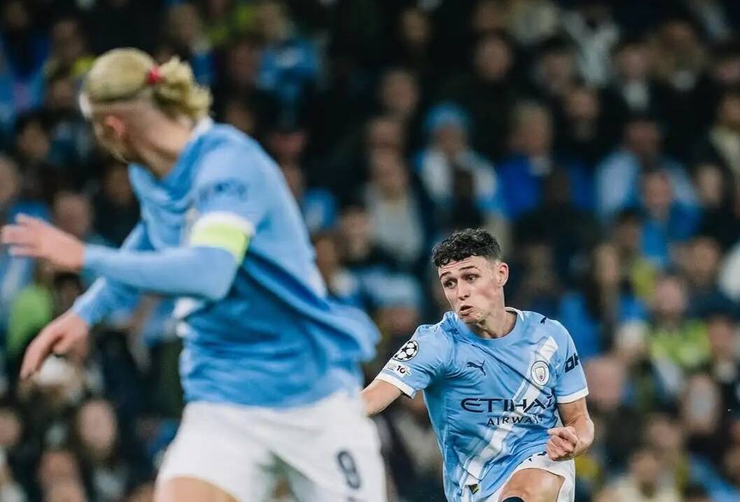 关于福登首次在欧冠梅开二度赛后当选全场最佳球员的信息  第1张